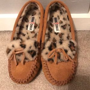 BRAND NEW cheetah moccasins